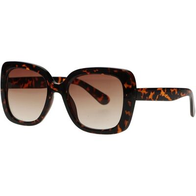 Spectrum zonnebril statement vlinder tortoise bruin glas dames Spectrum zonnebril statement vlinder tortoise bruin glas dames