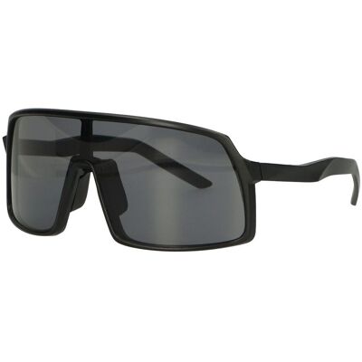 Spectrum zonnebril mat zwart smoke glas heren Spectrum zonnebril mat zwart smoke glas heren
