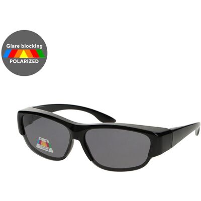 Spectrum polarized overzet zonnebril zwart Spectrum polarized overzet zonnebril zwart