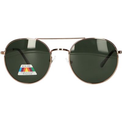 Spectrum polarized zonnebril piloot groen glas unisex Spectrum polarized zonnebril piloot groen glas unisex
