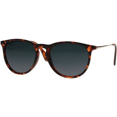 Spectrum zonnebril tortoise goud smoke glas unisex Spectrum zonnebril tortoise goud smoke glas unisex