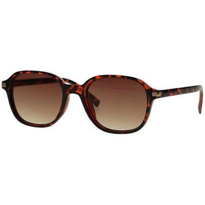 Spectrum zonnebril tortoise bruin glas unisex Spectrum zonnebril tortoise bruin glas unisex