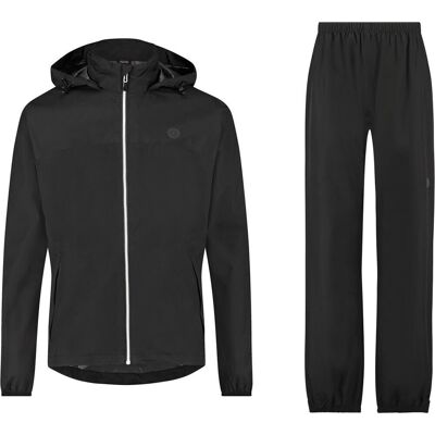 AGU go regenpak essential unisex - zwart - l - dames & heren - waterdicht & ademend AGU go regenpak essential unisex - zwart - l - dames & heren - waterdicht & ademend