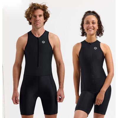 Rogelli florida trisuit heren en dames - mouwloos - zwart - l Rogelli florida trisuit heren en dames - mouwloos - zwart - l