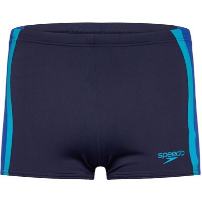 Speedo solid splice aquashort heren - strakke zwemshort heren - chloorbestendige zwemboxer heren - sportzwembroek heren met trekkoord - marine/blauw - s Speedo solid splice aquashort heren - strakke zwemshort heren - chloorbestendige zwemboxer heren - sportzwembroek heren met trekkoord - marine/blauw - s