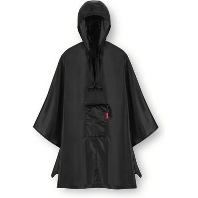 Reisenthel mini maxi poncho regenponcho - opvouwbaar - zwart Reisenthel mini maxi poncho regenponcho - opvouwbaar - zwart