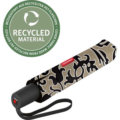 Reisenthel umbrella pocket duomatic opvouwbare paraplu - ø 97 cm - baroque marble zwart Reisenthel umbrella pocket duomatic opvouwbare paraplu - ø 97 cm - baroque marble zwart