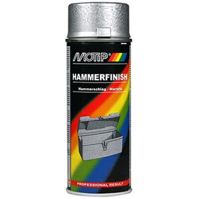 Motip Hammerlak Spuitbus - Zilverkleurig - 400 ml Motip Hammerlak Spuitbus - Zilverkleurig - 400 ml