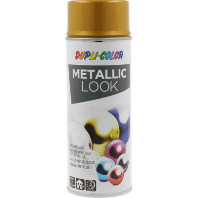 DUPLI-COLOR - METALLIC LOOK - Goud - 400 ml - Spuitverf DUPLI-COLOR - METALLIC LOOK - Goud - 400 ml - Spuitverf