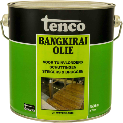 Tenco 1034324 - bangkirai olie 2,5l 1 stuks Tenco 1034324 - bangkirai olie 2,5l 1 stuks