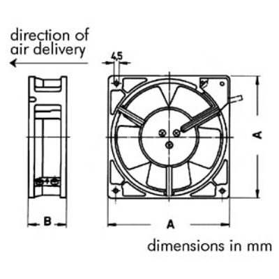 Velleman Sunon Ventilator - 12 VDC Stekker - 80 x 80 x 25 mm - Ventilator Velleman Sunon Ventilator - 12 VDC Stekker - 80 x 80 x 25 mm - Ventilator