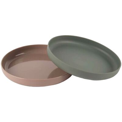 Dantoy Tiny Bio Bordenset - 2 stuks - Kindvriendelijk, Milieuvriendelijk Dantoy Tiny Bio Bordenset - 2 stuks - Kindvriendelijk, Milieuvriendelijk