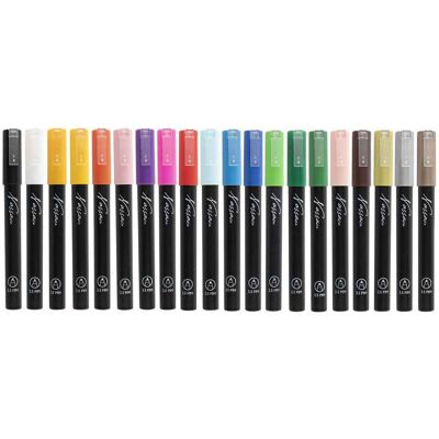 Grafix Nassau Acrylmarkerset - 20 stuks Grafix Nassau Acrylmarkerset - 20 stuks