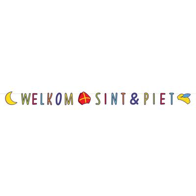 Haza Witbaard Model - Welkom Sinterklaas & Pieten Banner Haza Witbaard Model - Welkom Sinterklaas & Pieten Banner