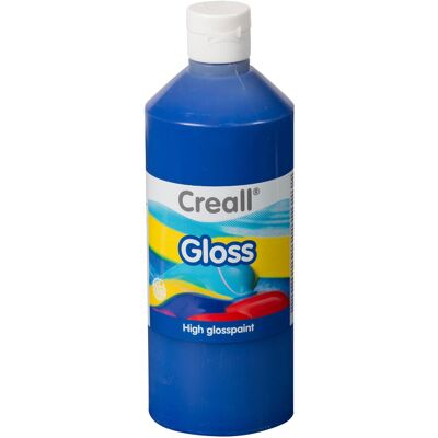 Creall Blau Hoogglansverf - Kunst & Knutselen - 500ml Creall Blau Hoogglansverf - Kunst & Knutselen - 500ml