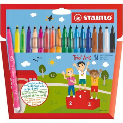 STABILO A–Z Viltstift Fijn Multicolour - Viltstift STABILO A–Z Viltstift Fijn Multicolour - Viltstift