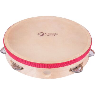 Classic World Tamboerijn Rond - Muziekinstrument Classic World Tamboerijn Rond - Muziekinstrument
