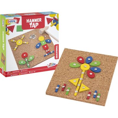 Grafix Model Houten Hammertje Tik - Spijkerspel Grafix Model Houten Hammertje Tik - Spijkerspel