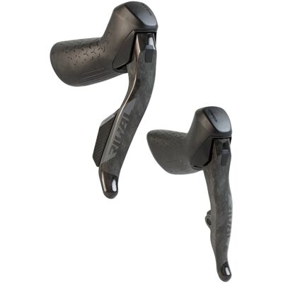 Sram hydraulic flat mount rival e-tap axs e1 950 mm linker remhendel met elektronische schakelaar zilver Sram hydraulic flat mount rival e-tap axs e1 950 mm linker remhendel met elektronische schakelaar zilver