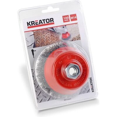 Kreator metalen draadborstel rotatie schijf - Slijpgereedschap Kreator metalen draadborstel rotatie schijf - Slijpgereedschap