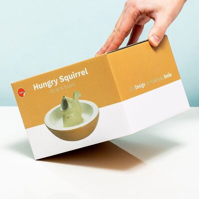 BALVI - Hungry Squirrel - Beige - Keramische Snackschaal BALVI - Hungry Squirrel - Beige - Keramische Snackschaal