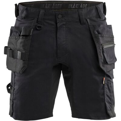 Blåkläder Short 2-weg stretch 1752-1832-9900 zwart c52 Blåkläder Short 2-weg stretch 1752-1832-9900 zwart c52