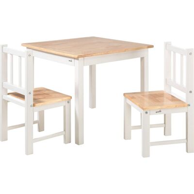 Geuther Ensemble Activity - Wit Natuurlijk - 3 stuks - Table chairs set Geuther Ensemble Activity - Wit Natuurlijk - 3 stuks - Table chairs set
