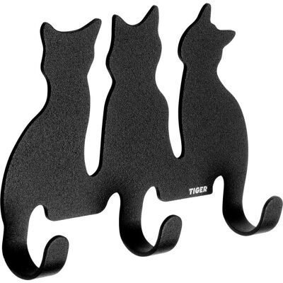 Tiger Metaal haakje - Zwart - 2,2 x 12,5 x 9 cm - Haak Tiger Metaal haakje - Zwart - 2,2 x 12,5 x 9 cm - Haak