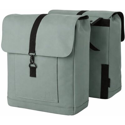FastRider jaxx ii dubbele fietstas - mik-compatibel - 28l - waterafstotend - incl. laptopvak - eucalyptus FastRider jaxx ii dubbele fietstas - mik-compatibel - 28l - waterafstotend - incl. laptopvak - eucalyptus