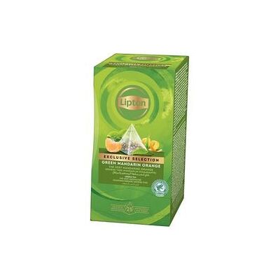 Lipton Groene Thee Mandarijn Sinaasappel - 25 Piramidezakjes Lipton Groene Thee Mandarijn Sinaasappel - 25 Piramidezakjes