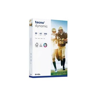 Tecno - Dynamic - A3 - 80 g/m2 - Kantoorpapier Tecno - Dynamic - A3 - 80 g/m2 - Kantoorpapier