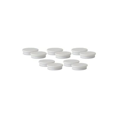 Magneten Viking 30mm wit 10 stuks Magneten Viking 30mm wit 10 stuks