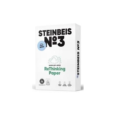 Steinbeis A3 Wit Kopieerpapier - Kopieerpapier No.3 Rec. 80g 500 Vellen Steinbeis A3 Wit Kopieerpapier - Kopieerpapier No.3 Rec. 80g 500 Vellen