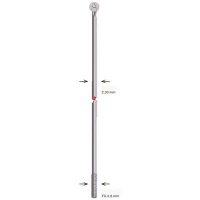 Alpina Spaken 190-13 raggi ø2.33mm fg 2,6 - zink (144 stuks) Zilver Alpina Spaken 190-13 raggi ø2.33mm fg 2,6 - zink (144 stuks) Zilver