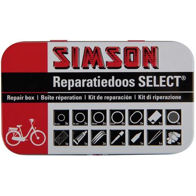 Simson Fietsreparatieset - 23-delig - Compleet & Draagbaar Simson Fietsreparatieset - 23-delig - Compleet & Draagbaar