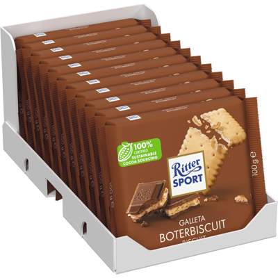 Ritter Sport Boterkoek - Chocolade Ritter Sport Boterkoek - Chocolade