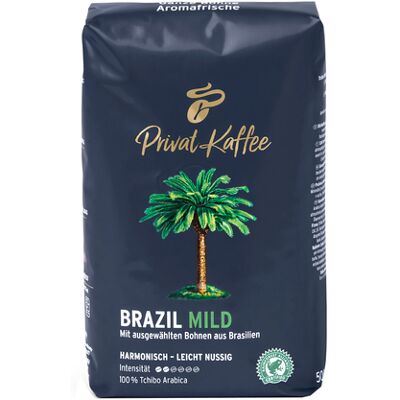 Tchibo Brazil Mild - 6x500g Arabica Koffie - Milde Smaak Tchibo Brazil Mild - 6x500g Arabica Koffie - Milde Smaak