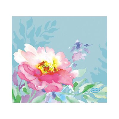 Duni Servetten flowy floral 24x24 cm 12 stuks Duni Servetten flowy floral 24x24 cm 12 stuks