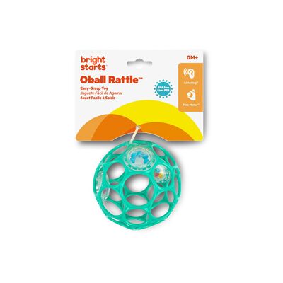 Bright Starts Oball Rammelaar - Baby Speelgoed voor 0+ maanden - Lichtblauw Bright Starts Oball Rammelaar - Baby Speelgoed voor 0+ maanden - Lichtblauw