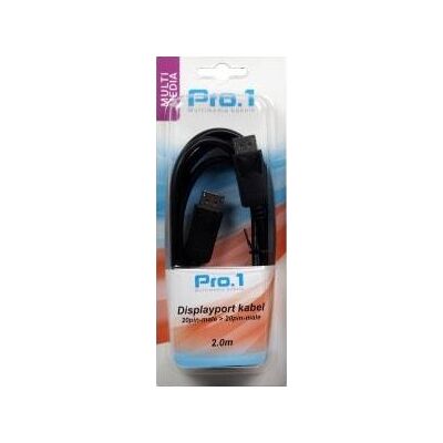 Enzo pro-1 displayport 20pin male naar male 2.0 meter - 9286020 Enzo pro-1 displayport 20pin male naar male 2.0 meter - 9286020