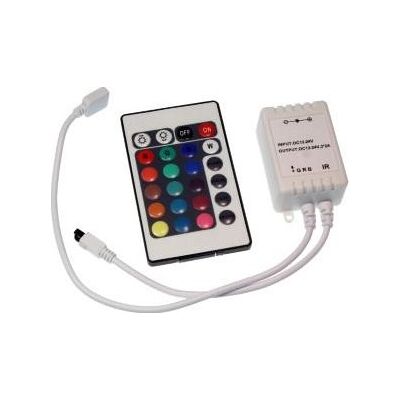 Enzo led rgb controller wit met ir bediening - 4379920 Enzo led rgb controller wit met ir bediening - 4379920