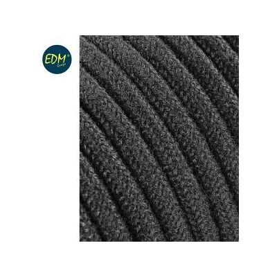 Enzo Edm omsponnen snoer 2x0,75qmm zwart 25m Enzo Edm omsponnen snoer 2x0,75qmm zwart 25m