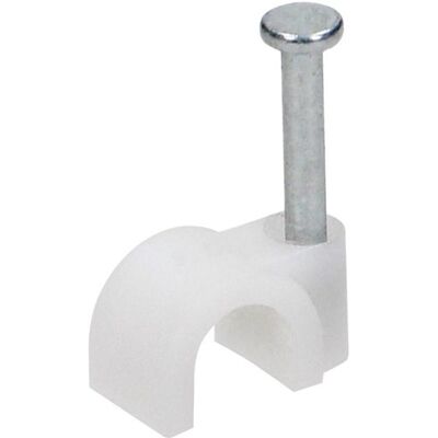 Enzo Orno kabelclip 10mm rond wit zak(100) - 4113215 Enzo Orno kabelclip 10mm rond wit zak(100) - 4113215