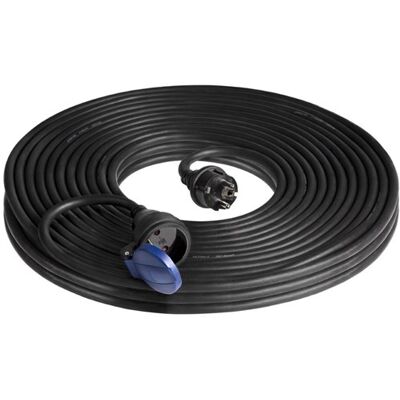 Orno - IP44 30m 2P+Z Schuko - oliebestendig rubber - verlengkabel Orno - IP44 30m 2P+Z Schuko - oliebestendig rubber - verlengkabel