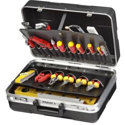 Parat 485020171 ABS Gereedschapskoffer - 27 Vakken, 58mm Diep Parat 485020171 ABS Gereedschapskoffer - 27 Vakken, 58mm Diep