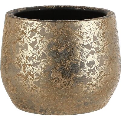 Mica Decorations Clemente Gouden Bloempot - Pot Mica Decorations Clemente Gouden Bloempot - Pot