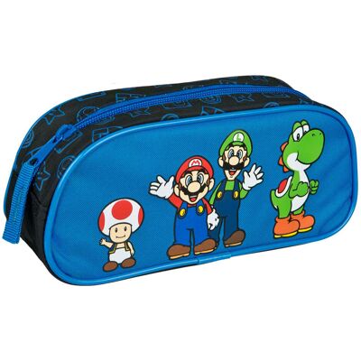 Undercover Etui super mario blauw met rits Multi kleuren Undercover Etui super mario blauw met rits Multi kleuren