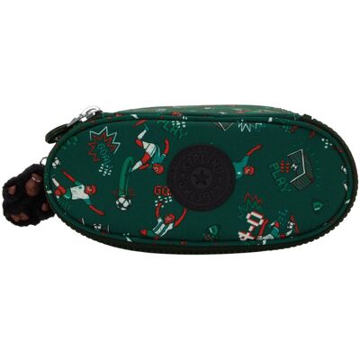 Kipling duobox soccer print etui Multi kleuren Kipling duobox soccer print etui Multi kleuren