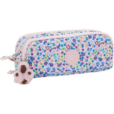 Kipling gitroy etui - digi flower print Multi kleuren Kipling gitroy etui - digi flower print Multi kleuren