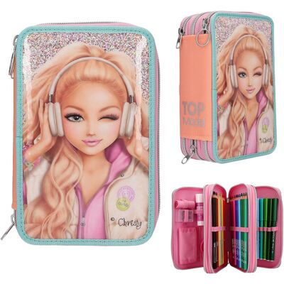Depesche - topmodel 3-vaks etui - music Depesche - topmodel 3-vaks etui - music